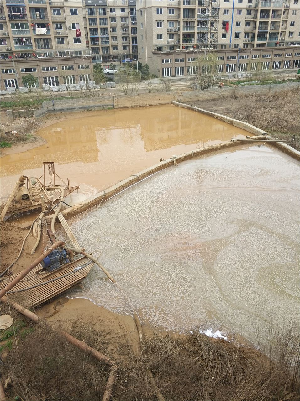 洛川沉淀池淤泥清理-厂区废水池淤泥清淤