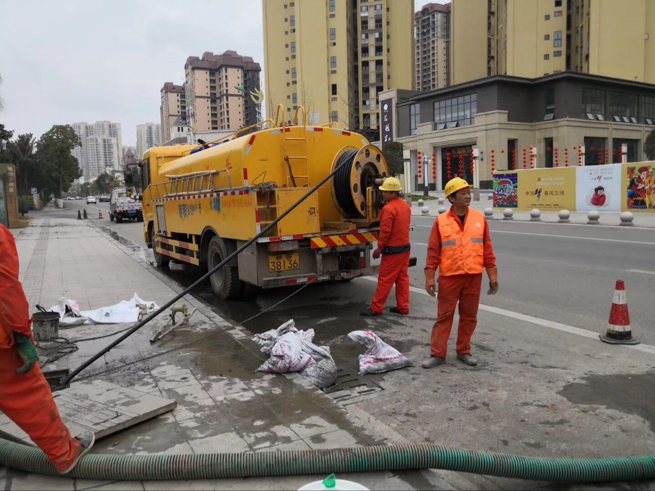 洛川排污管道清淤-管道清洗